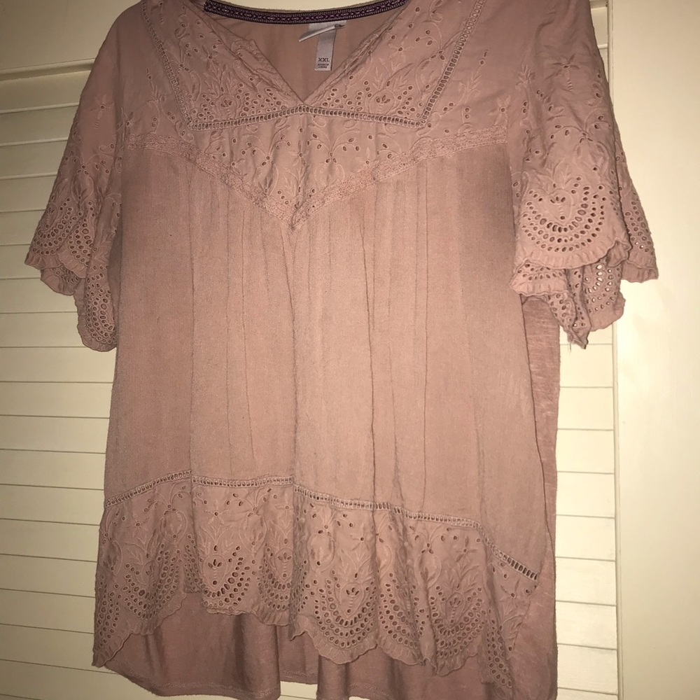 Women’s Plus babydoll top